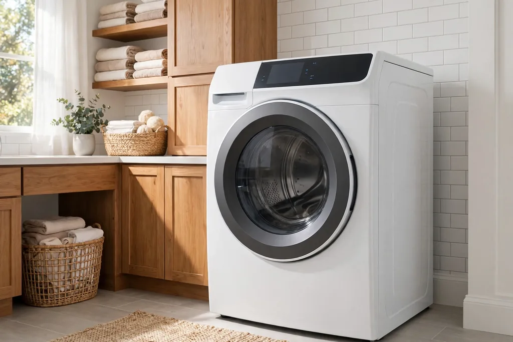 Clothes dryer in a Burleson, TX laundry room